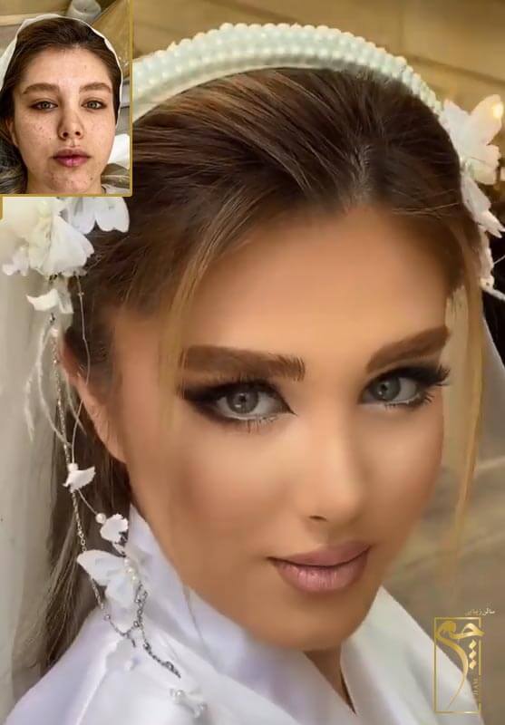 آرایش لایت عروس ایرانی